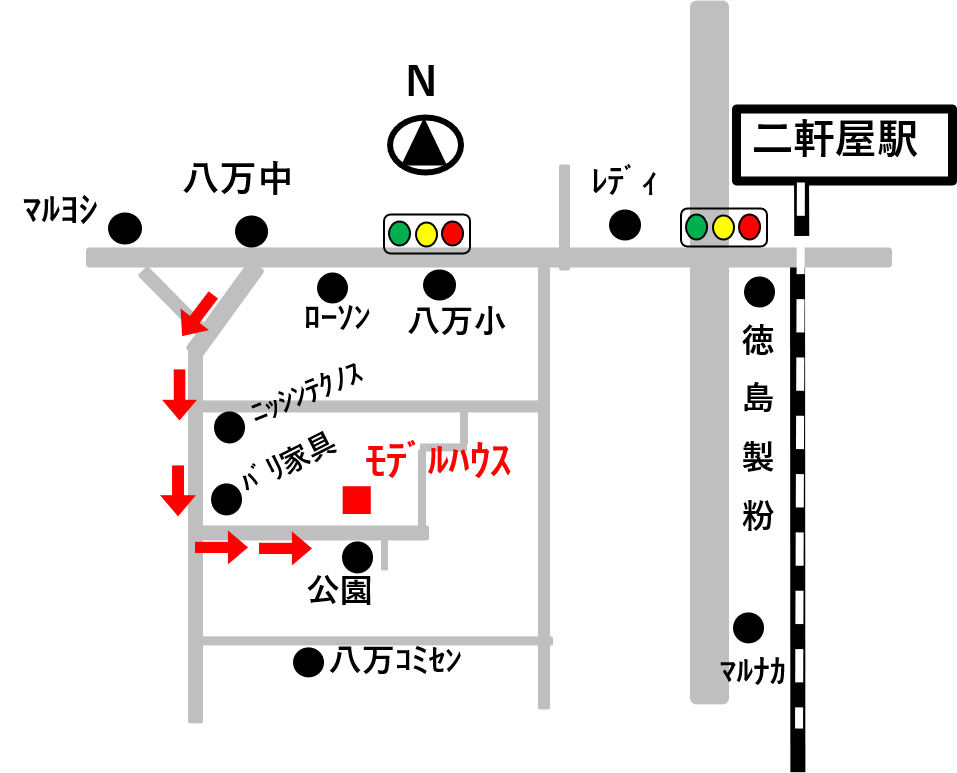 順也邸案内図